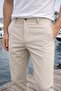 Parachute Fabric Regular Fit Buttoned Zippered Straight Leg Casual Men's Trousers - Beige - 2