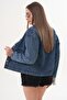 Women's Double Pocket Detailed Denim Jacket 260190 - 5