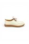 Women's Leather Beige Comfort Sports Shoes - 3