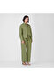 Olive Green Cotton Poplin Shirt & Pant Co-Ord Set - 6
