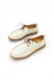 Women's Leather Beige Comfort Sports Shoes - 5