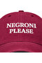 قبعة مطرزة قابلة للغسل بعبارة ''NEGRONI PLEASE'' / قبعة مغسولة مطرزة بعبارة ''NEGRONI PLEASE'' - 2