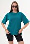 Women's Back Print Detailed Crew Neck Oversize T-Shirt 260153 - - 5