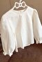 Cotton Fabric Girls' Shirt Beige - 3