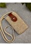 Covered Phone Bag |   Knitted Glitter Phone Bag |   Handmade Phone Case - 8
