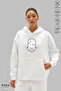 Unisex Hoodie Long Sleeve Taurus Bull Printed Hooded Oversized 100% Cotton Combed Cotton Sweatshirt - 3