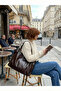 Women's Basic Soft Textured Light Brown Hand and Shoulder Bag - 2