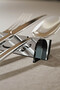 6-Piece Divani Hat Bon Appetit Acrylic Cutlery Holder - Acrylic Tableware Iftar Decoration - 2