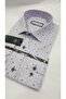 Modern Long Sleeve Men's Shirt with Curved and Movable Patterns - 3