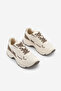 Women's Sneakers High Thick Sole Multi-Part Lace-Up Sneakers Vader Ecru - 5