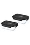 Rectangular Pure Box/Food Container, 2 x 820 ml - 2