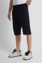 Navy Blue Men's Summer Capri Pants, Comfortable Fit, Zipper Pocket, Elastic Waist, Adjustable Zipper Pocket - 8