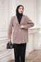Mink Stone Detailed Lined Jacket - 4