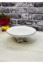 Pisa Round, Silver River Footed Porcelain Presentation Plate 26cm - 3