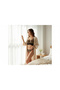 Leopard Patterned Lace Detailed Supported Bustier Set – Stylish Bra and Panty Set - 3