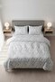 Minimal Branch Patterned 100% Cotton Double Duvet Cover Set (with Zipper)