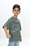 Boy's Printed Crew Neck Short Sleeve T-Shirt - 2