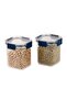 Polypropylene Stack Lock Canister, 900 ml, 2 pcs, Assorted - 8
