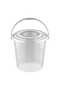 Transparent Bucket With Lid 10Litre - 2