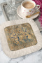 Avangard Şölen Fringed Presentation Napkin - Classic Palace House Vintage Navy Blue Coaster Tissue - 5