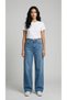 Women's Super High Waist Stuffed Boyfriend Jeans