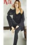 3-Piece Camisole Fabric Pajama Set with a Robe with Internal Straps