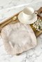 Luxurious Textured Fringed Presentation Napkin - Elegant Cream Bohemian Gold-Colored Design Coaster Tissue - 8
