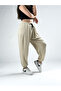 Pleated Beige Women's Jogger Pants Coc2843 - 3