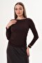 Women's Side Gathered Detailed Long Sleeve Bady 260283 - - 2