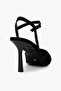 Women's Lura Black Satin Stiletto - 4