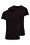 2-Pack, Modal Fabric, Crew Neck Men's Undershirt & T-Shirt, 47% Cotton 47% Modal 6% Lycra