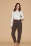 Women's High Waist Comfortable Fit Mom Fit Jean Pants