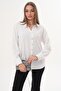 Women's Metal Button Long Sleeve Shirt 260339 - 265238 - 3