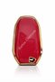 Smart Nano Key Case Cover for Peugeot 208 308 408 508 2008 3008 5008 Red Gold Edge - 2