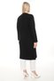 Steel Knit Buttoned Pocketed Knitwear Winter Thick Long Mother's Knit Cardigan - 4