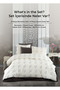 Embroidered 100% Cotton Akfil Duvet Cover Set Double 3-Piece Luxury Quality Dowry Set Cream / Anthracite - 4