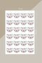 Mother's Day Floral Pink Sticker - 24 Pieces Decoration, Gift, Packaging Sticker Ag8 - 3
