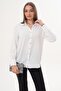 Women's Metal Button Long Sleeve Shirt 260339 - 265238 - 4
