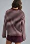 Busem Striped Round Neck Long Sleeve T-Shirt - 3