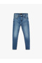 Regular-Waist Cotton Skinny-Fit Jeans - Michael Jean - 5