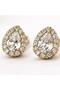 Mini Drop Zircon Stone Steel Earrings – Rose Gold - 4