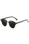 Round Sunglasses for Men, Black