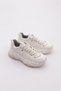 65119-22Y Women's Lace-Up Thick Sole Sneakers Shoes - 2
