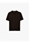 Regular Fit Short Sleeve Textured Buttoned Polo Collar Knitwear T-Shirt - 3