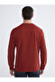 Lcwaikiki Classic Brown Crew Neck Men's Sweatshirt - 4