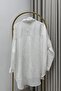 Ecru Tex Oversize Standard Size Comfortable Fit Shirt with Sequin Detail - 7