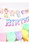 Little Mermaid - Little Mermaid Themed "Happy Birthday" Text Banner - 4