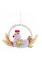 Coronita Paste decor Gaina textil multicolor 16 cm - 3