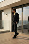 Anti-Wrinkle Lycra Wrinkle Fabric Shirt and Pants Set - 2