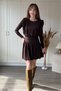 Corsage Waist Detailed Ruffled Short Dress - 3